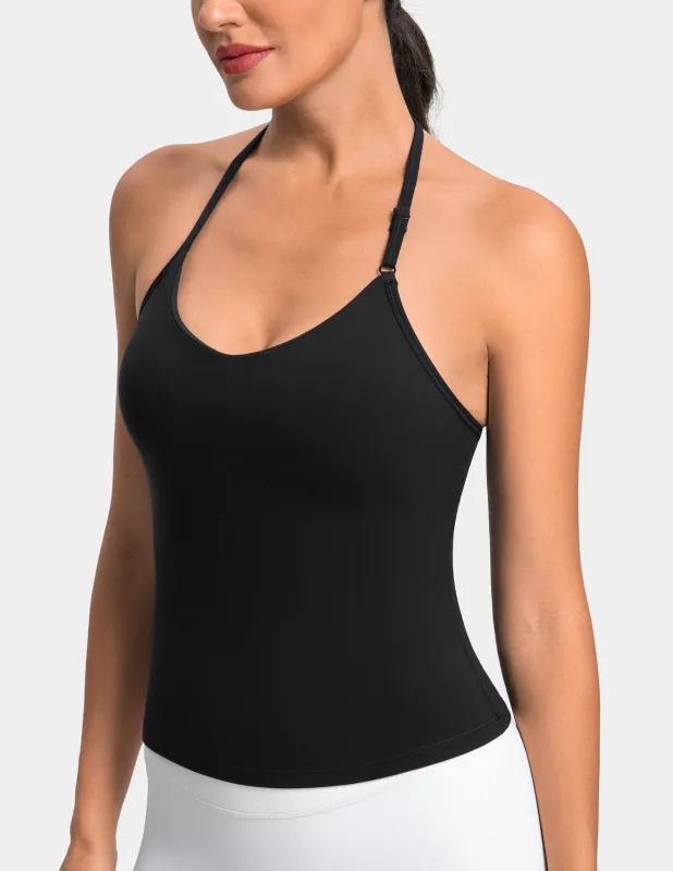 Dreamlux Halter Yoga Crop Top made by Colourful Koala