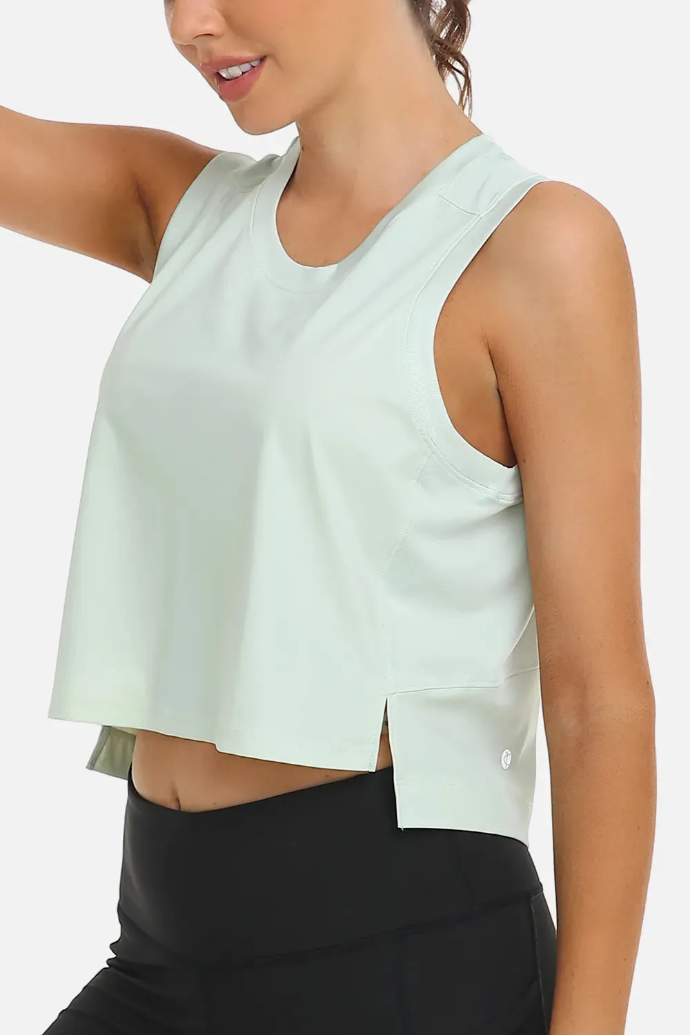 Mesh Back Muscle Tank sold by Colourful Koala product image thumbnail 4