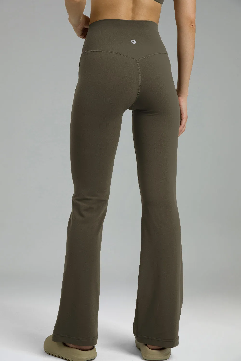 31.5" Dreamlux Flared Legging with Zippered Pockets sold by Colourful Koala product image thumbnail 2