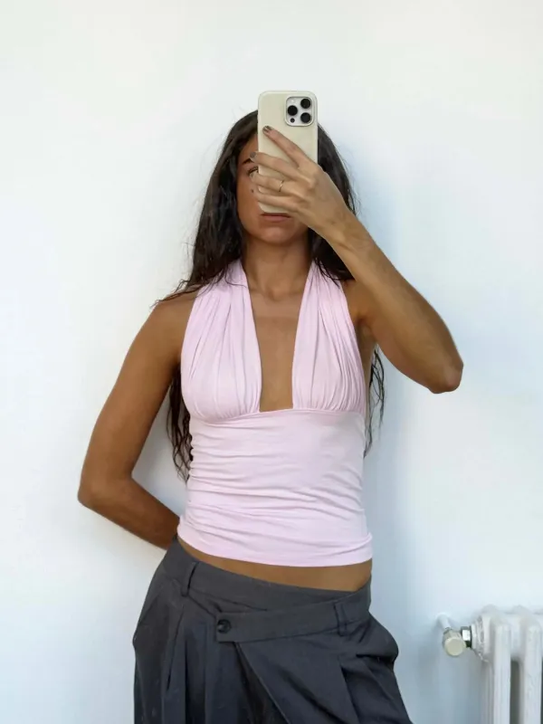 Isabela Pink Top sold by Susmie’s