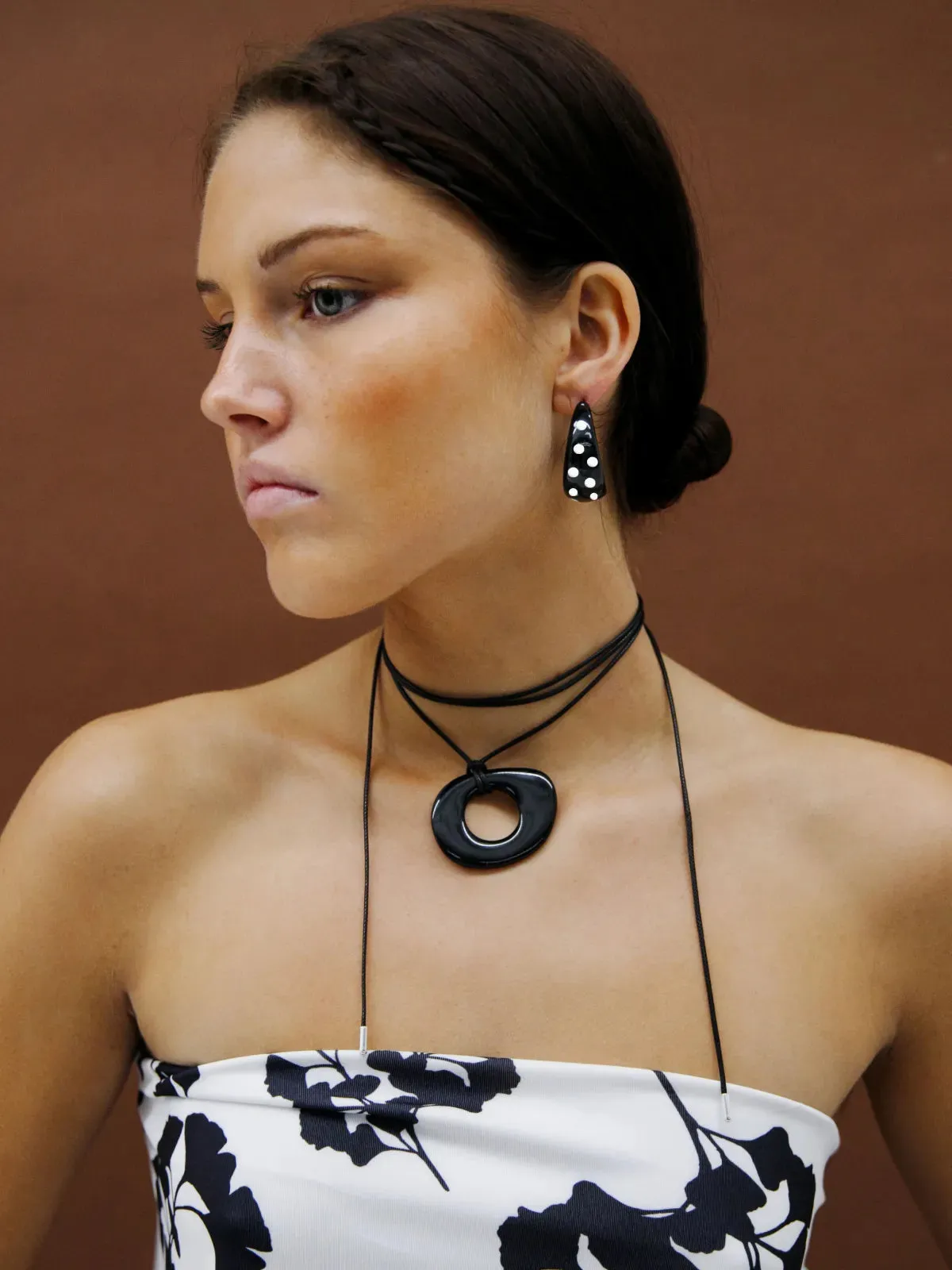 Catalina Black Necklace sold by Susmie’s product image thumbnail 3