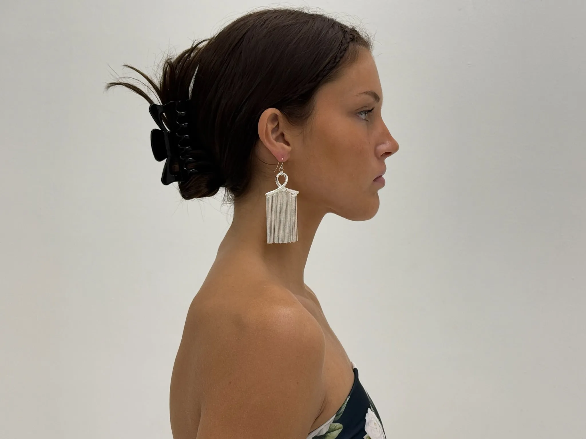 Vega Silver Earrings sold by Susmie’s product image thumbnail 5