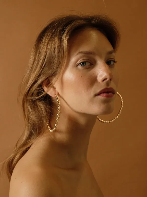 Bubbly Gold Earrings sold by Susmie’s