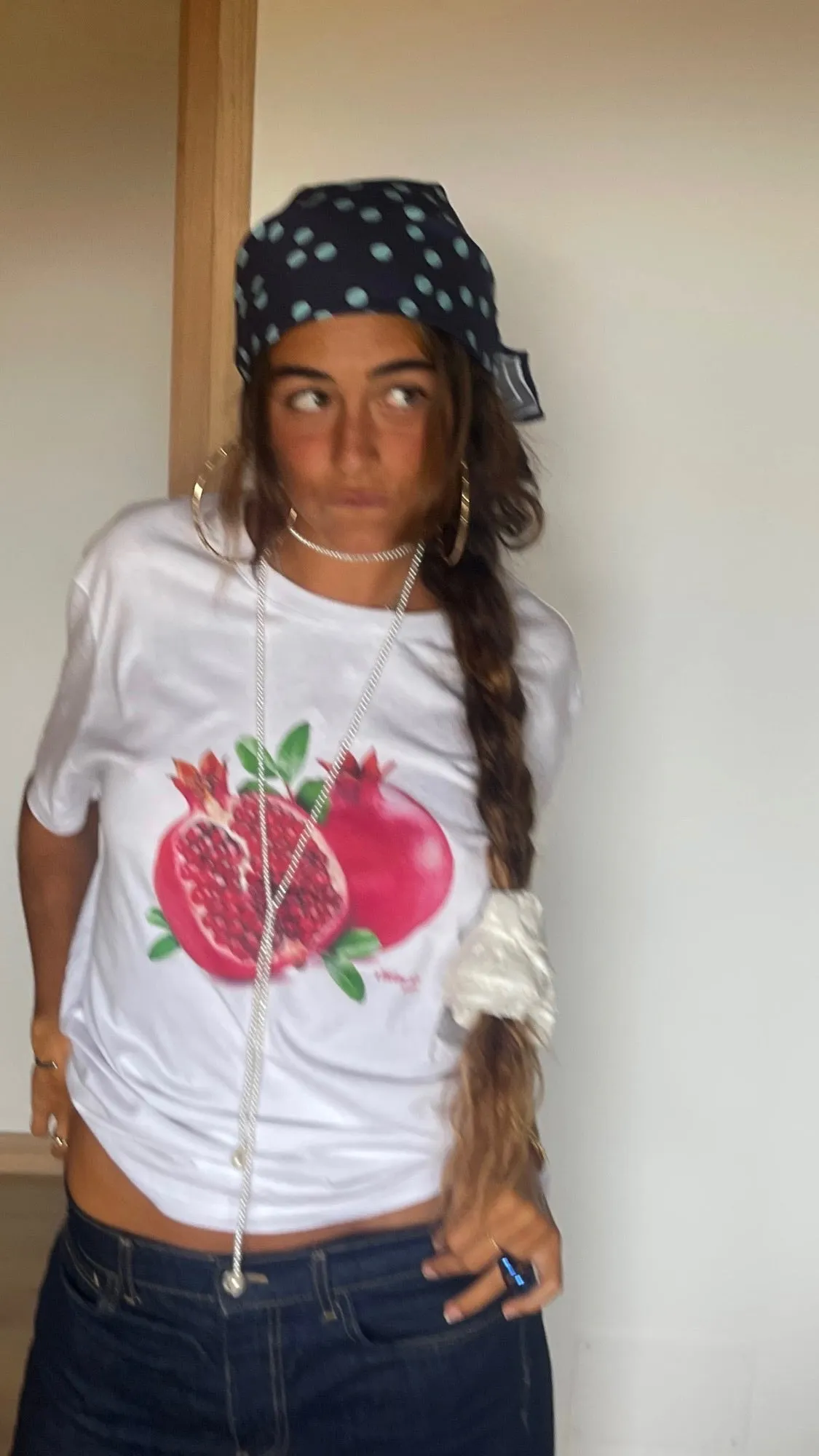 Pomegranate Love T-Shirt sold by Susmie’s product image thumbnail 5