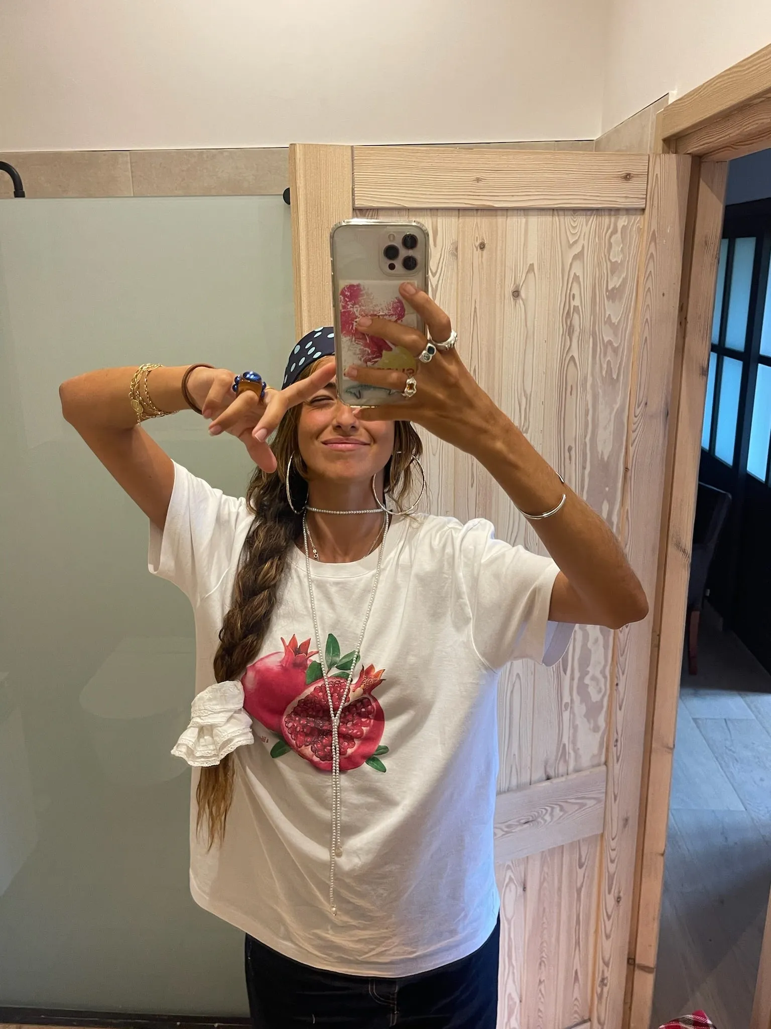 Pomegranate Love T-Shirt sold by Susmie’s product image thumbnail 2