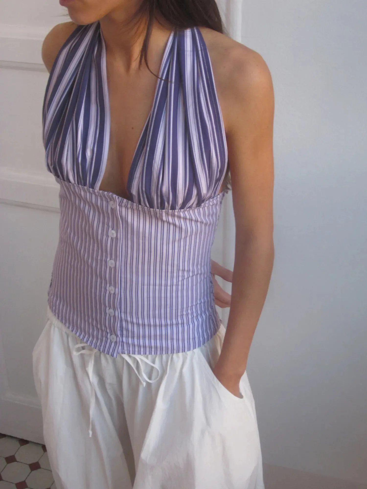 Isabela Violet Shirt sold by Susmie’s