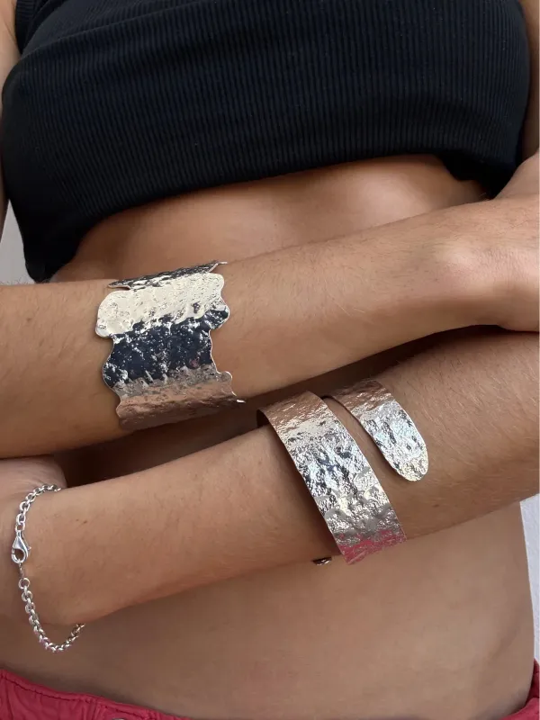 Bark Bracelet Silver made by Susmie’s