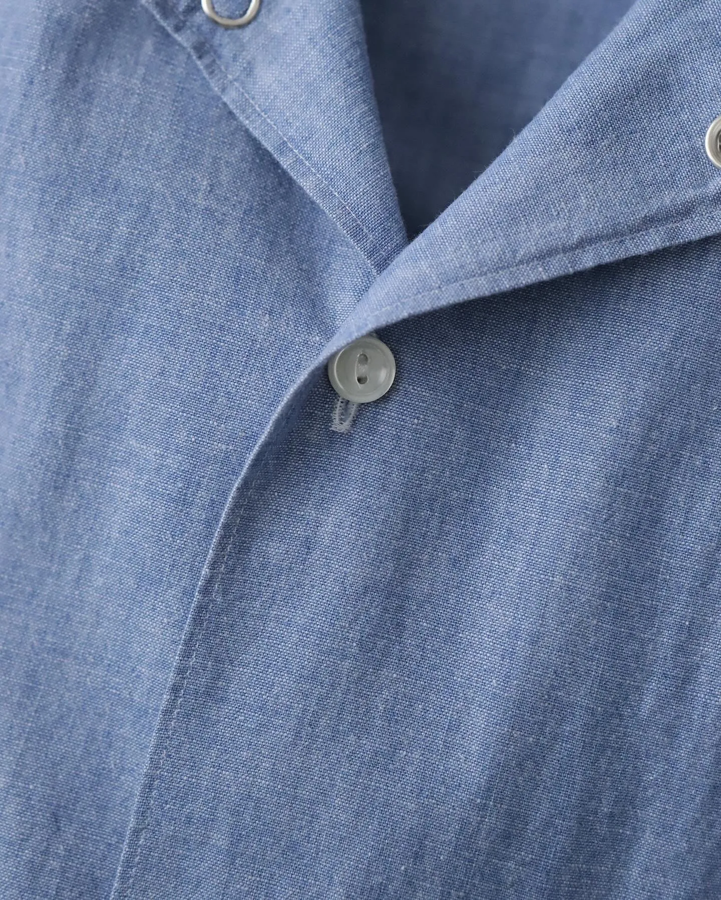 UNLIKELY OPEN COLLAR WORK CHAMBRAY WITH FLOWER sold by Unlikely Dry Goods product image thumbnail 5