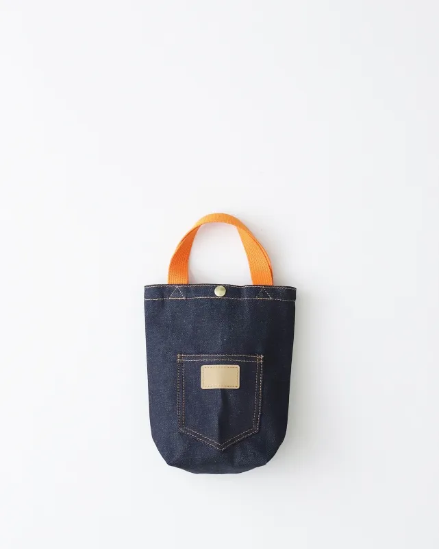 UNLIKELY "MINIATURE" DENIM TOTE BAG made by Unlikely Dry Goods