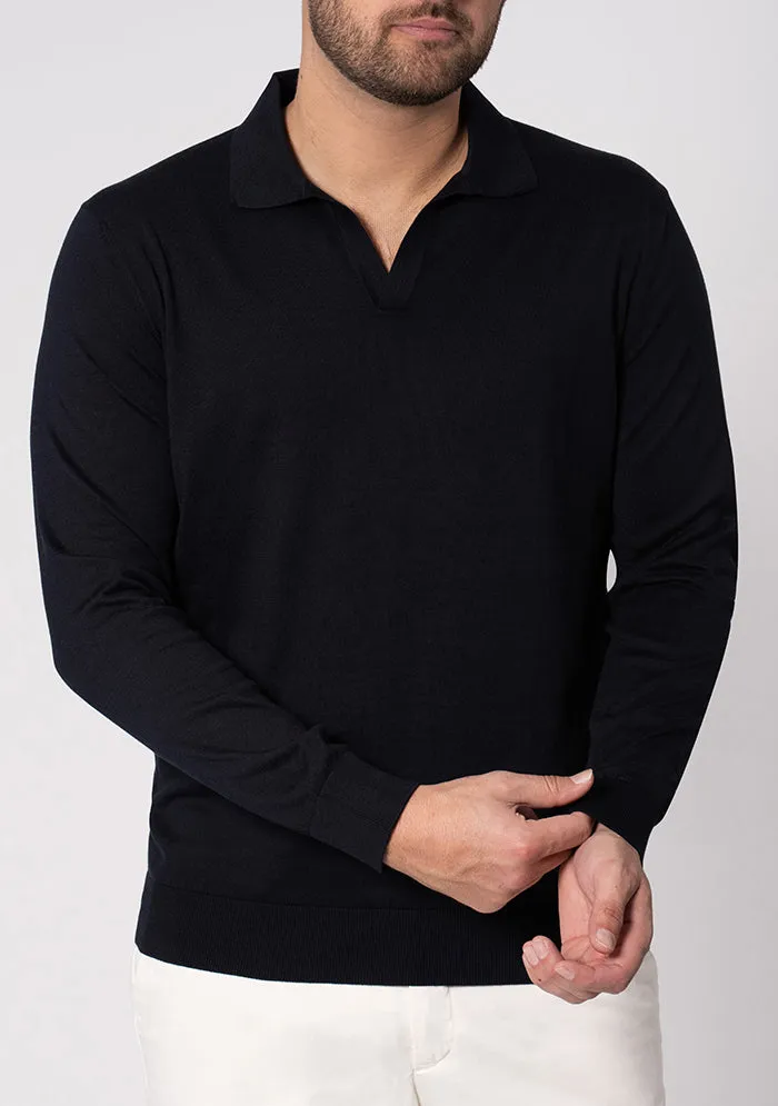 Luxury Suvin Cotton Polo Sweater sold by Addison Geneva product image thumbnail 5