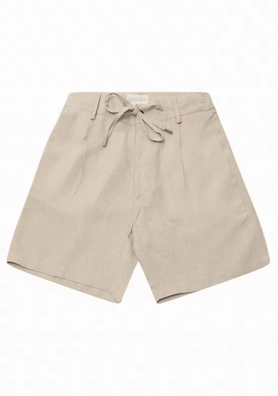 Amalfi Linen Shorts made by Addison Geneva