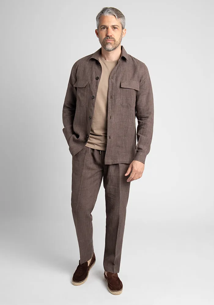 Amalfi Linen Trousers sold by Addison Geneva product image thumbnail 4