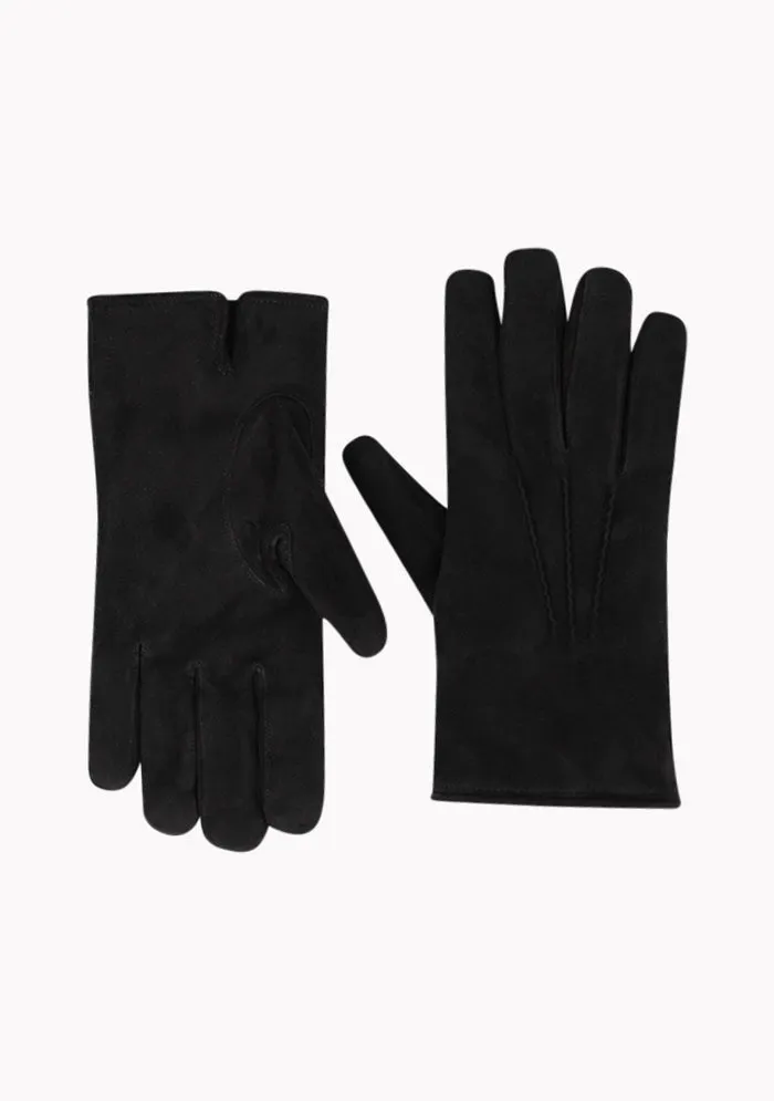 Merano Suede & Rex Rabbit Gloves sold by Addison Geneva product image thumbnail 5