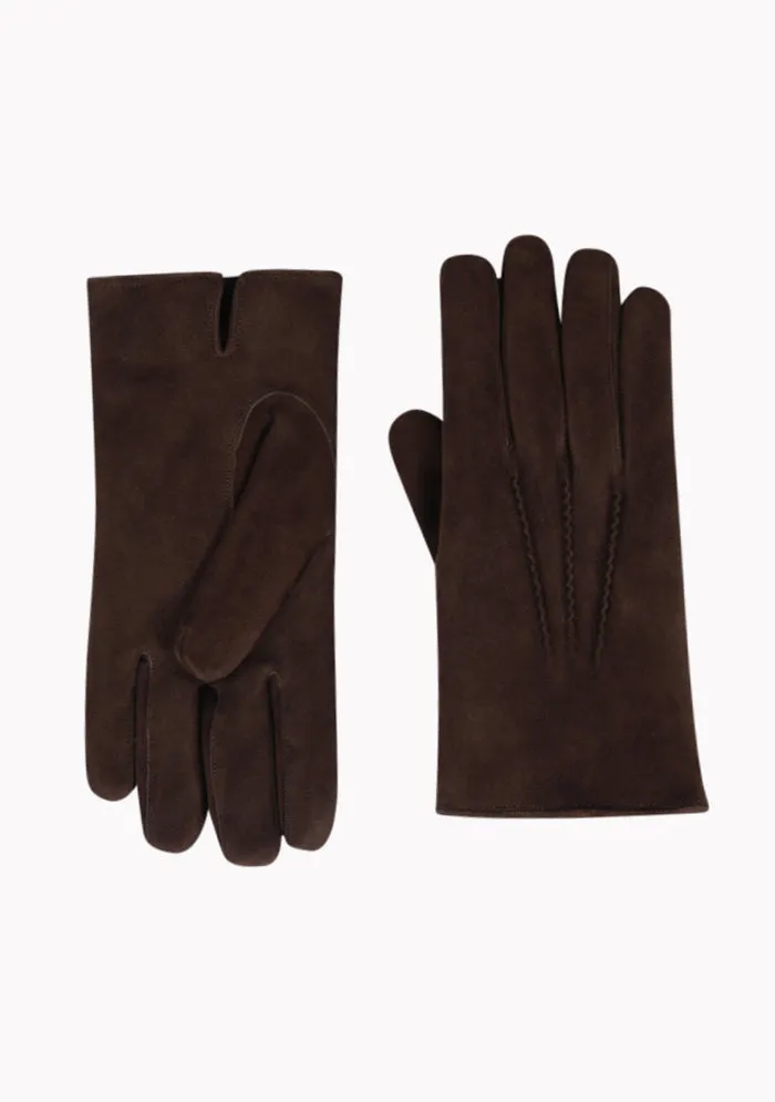 Merano Suede & Rex Rabbit Gloves sold by Addison Geneva product image thumbnail 3