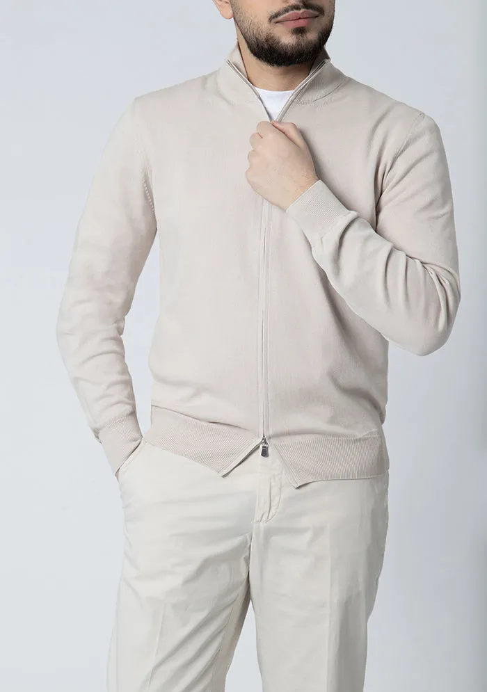 Italian Ice Cotton Full-Zip Cardigan sold by Addison Geneva product image thumbnail 2