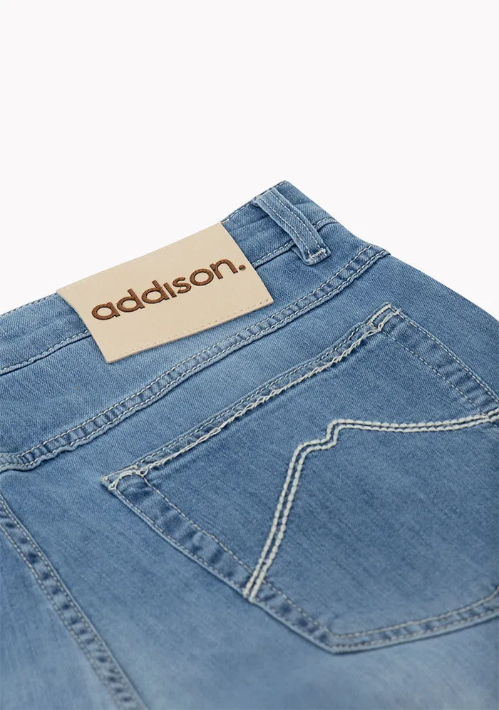 Stretch Cotton Lyocell Denim sold by Addison Geneva product image thumbnail 4