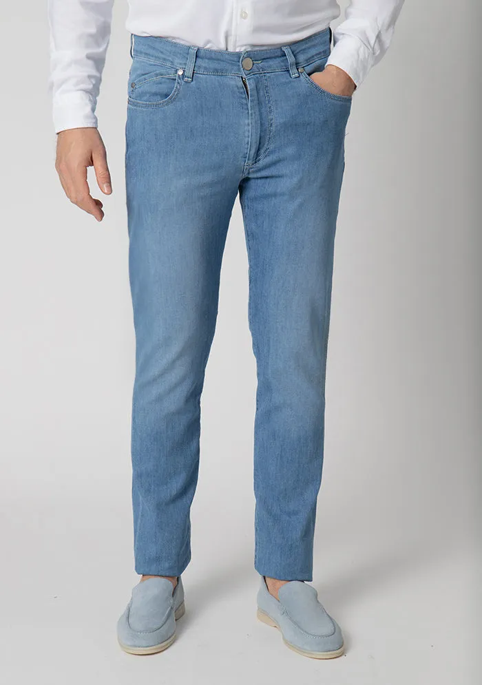 Stretch Cotton Lyocell Denim sold by Addison Geneva product image thumbnail 2