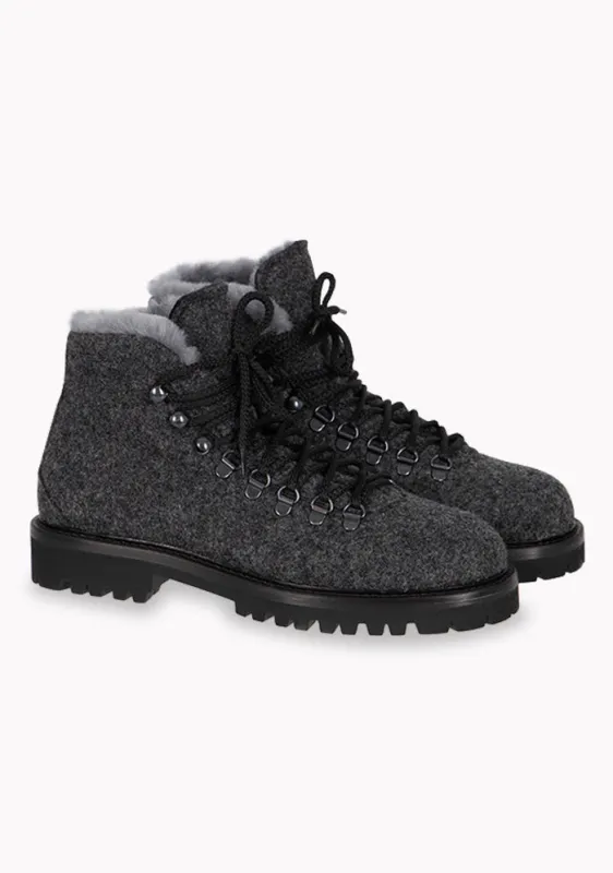 Flannel Mountain Boots made by Addison Geneva