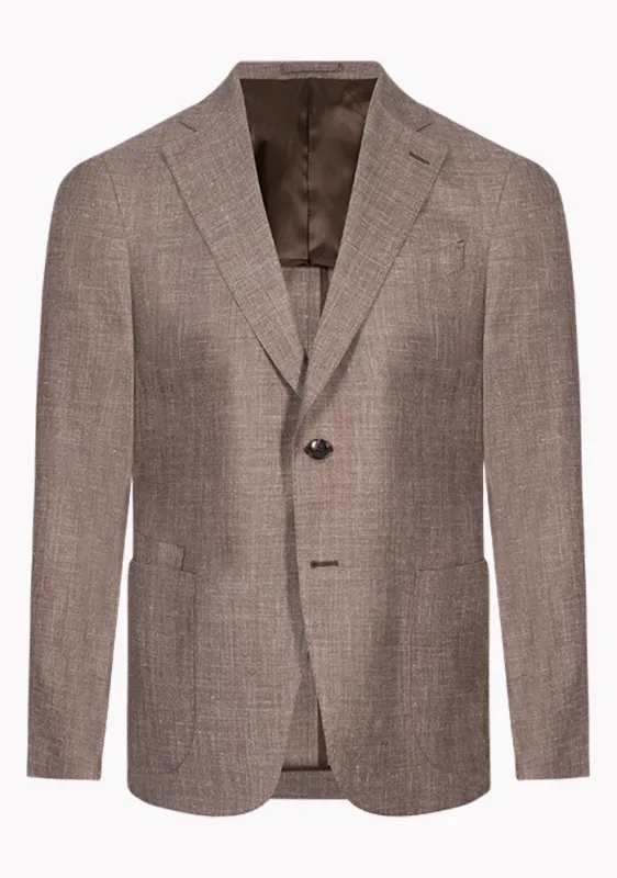 Italian Wool Silk Linen Blazer made by Addison Geneva