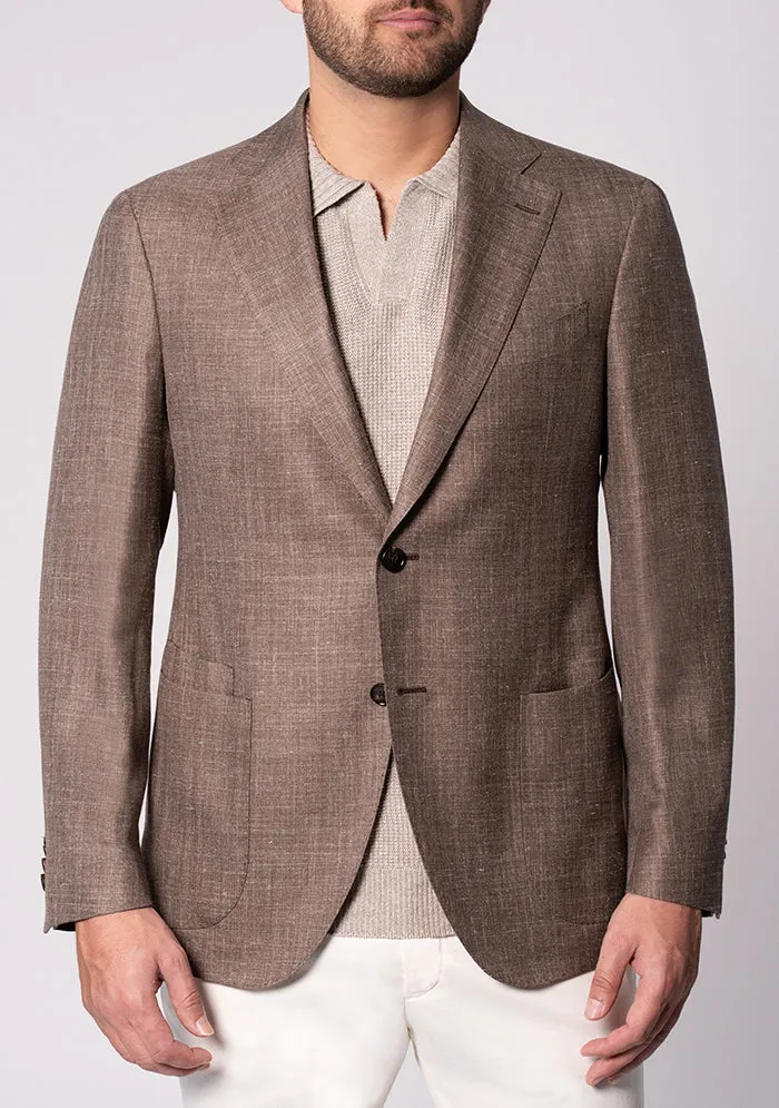 Italian Wool Silk Linen Blazer sold by Addison Geneva product image thumbnail 2