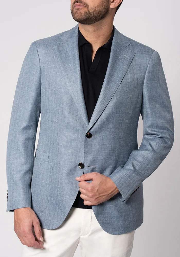 Italian Wool Silk Linen Blazer sold by Addison Geneva product image thumbnail 5