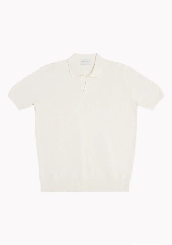 Italian Ice Cotton Skipper Polo made by Addison Geneva