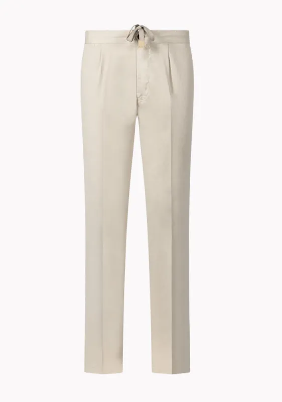 Cotton Silk Devore Jogger Trousers made by Addison Geneva