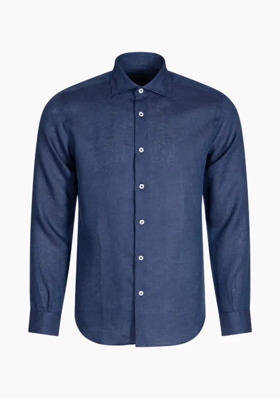 Panarea Linen Shirt made by Addison Geneva