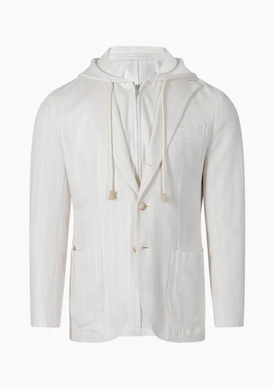 Porto Rotondo  Hooded Blazer made by Addison Geneva