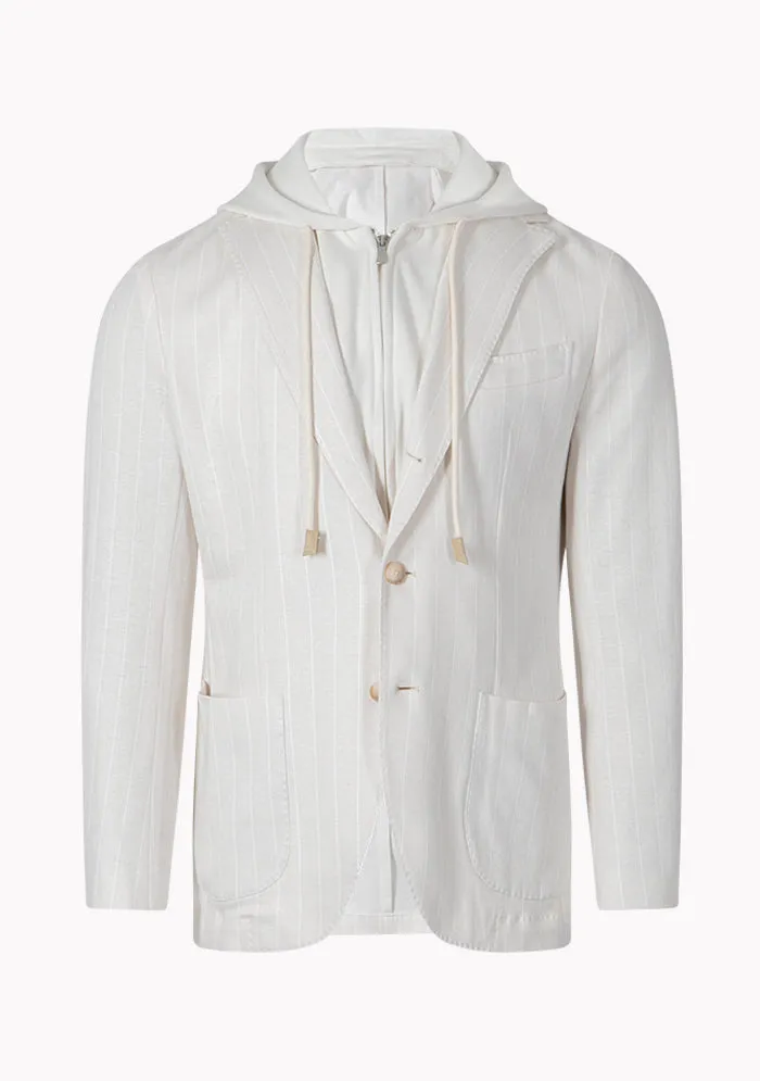 Porto Rotondo Hooded Blazer sold by Addison Geneva