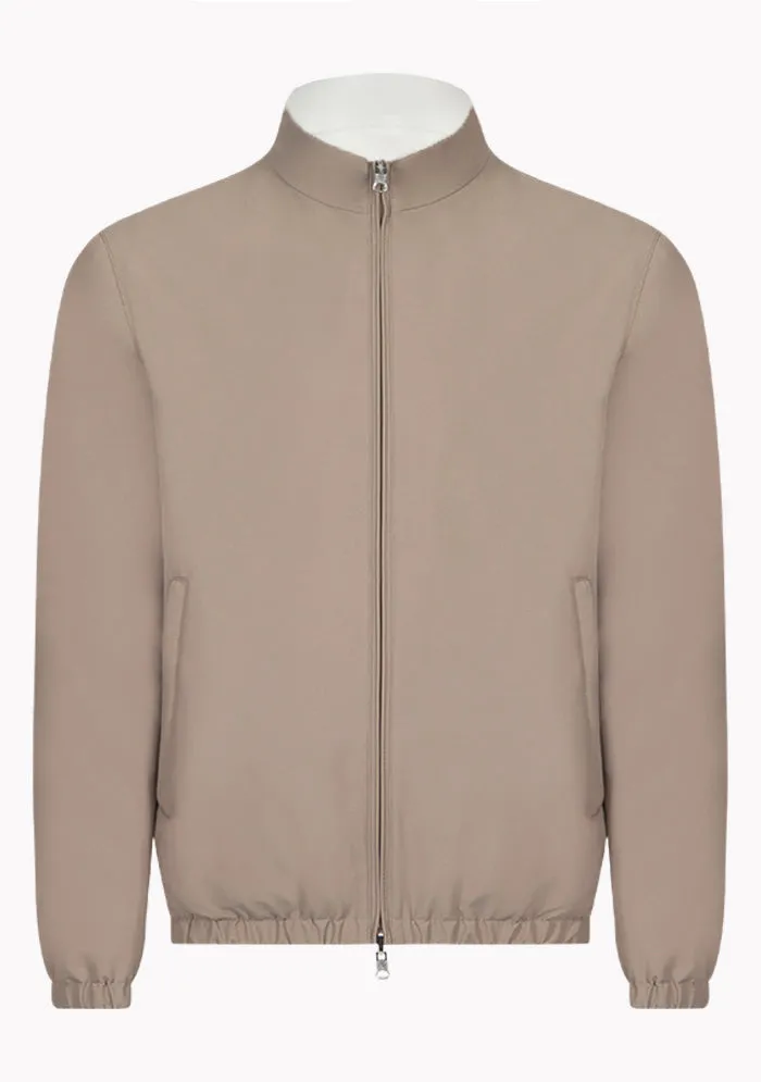 Porto Cervo Reversible Bomber sold by Addison Geneva