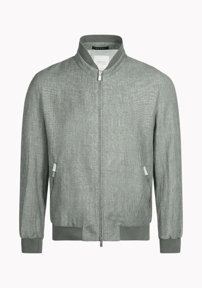 Bomber Linen Wool & Silk sold by Addison Geneva