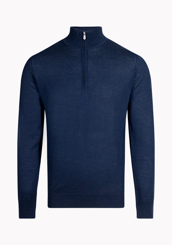Silk & Cashmere Half Zip sold by Addison Geneva product image thumbnail 4