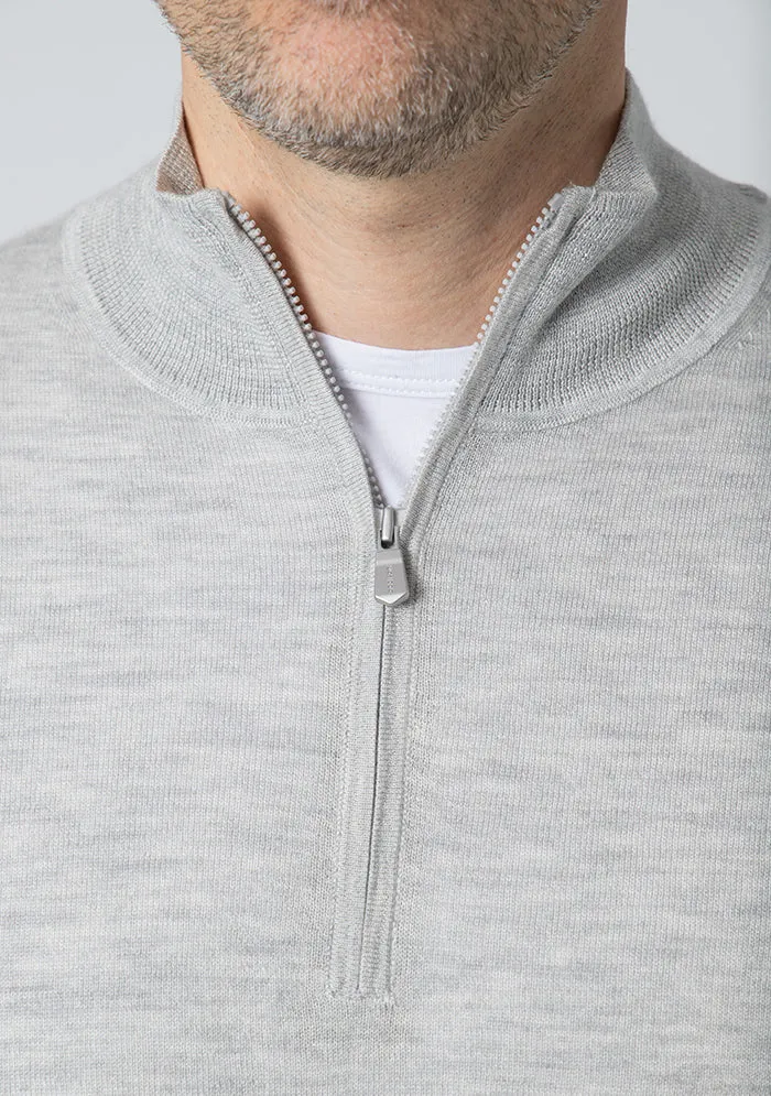 Silk & Cashmere Half Zip sold by Addison Geneva product image thumbnail 3