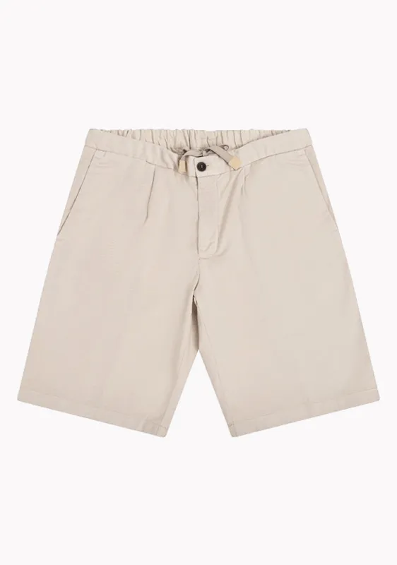 Porto Rotondo Tencel™ Stretch Twill Shorts made by Addison Geneva
