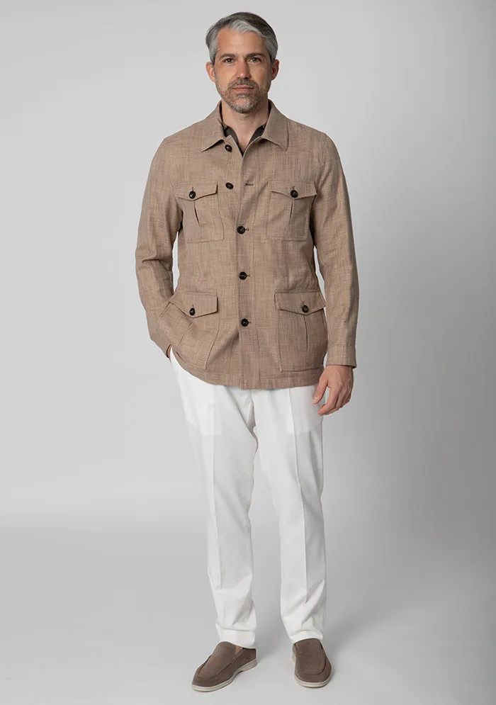 Luxury cotton-silk saharienne sold by Addison Geneva product image thumbnail 5
