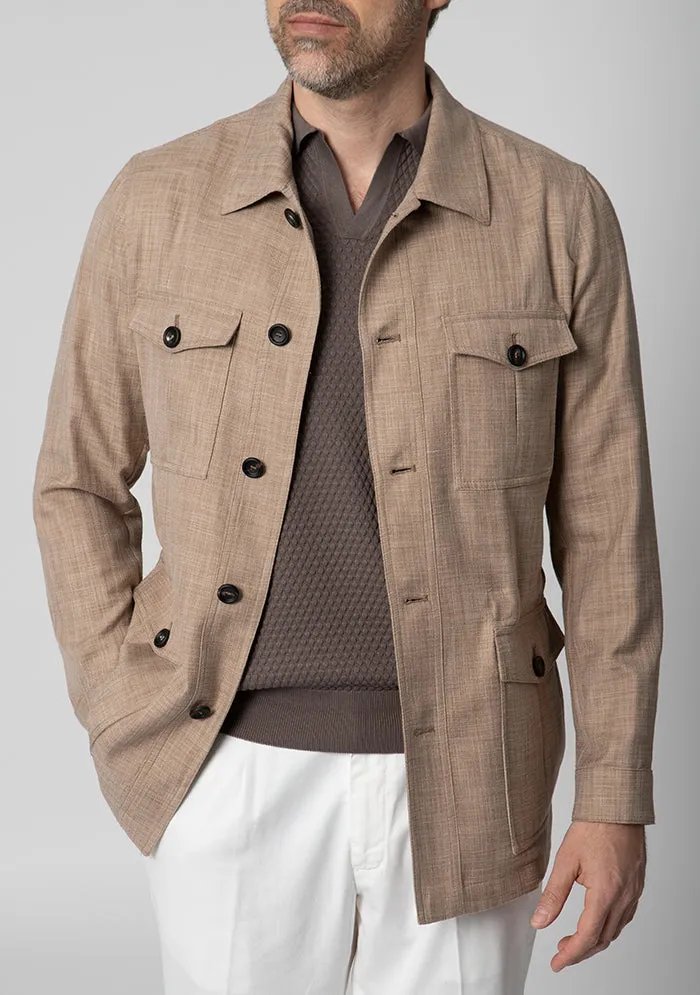 Luxury cotton-silk saharienne sold by Addison Geneva product image thumbnail 3