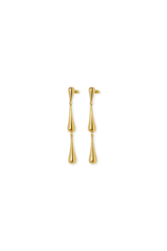 Lennox Earrings Gold made by Mais X Frida