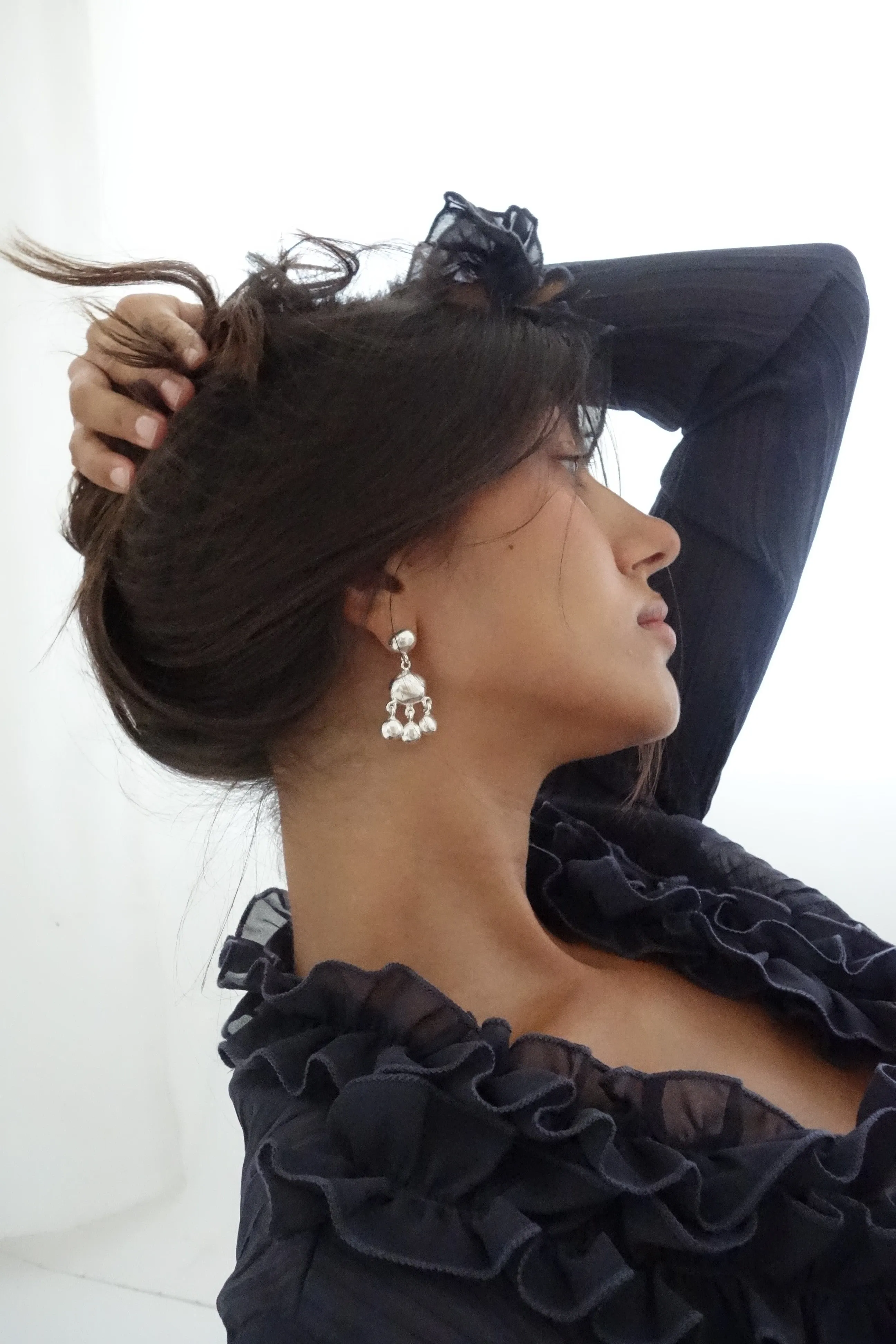 Lee Earrings Silver sold by Mais X Frida product image thumbnail 3