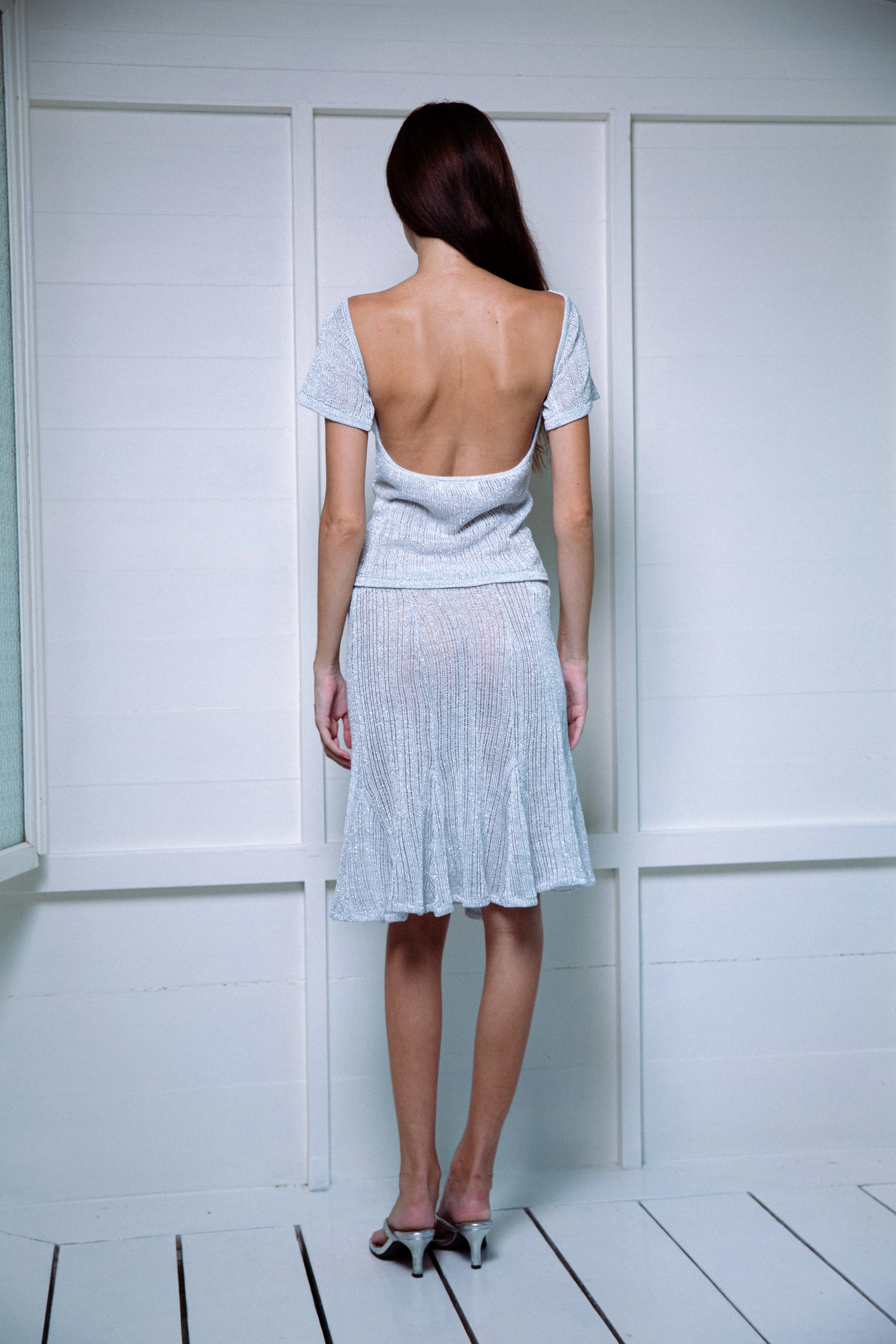 Rita Skirt Silver sold by Mais X Frida product image thumbnail 3