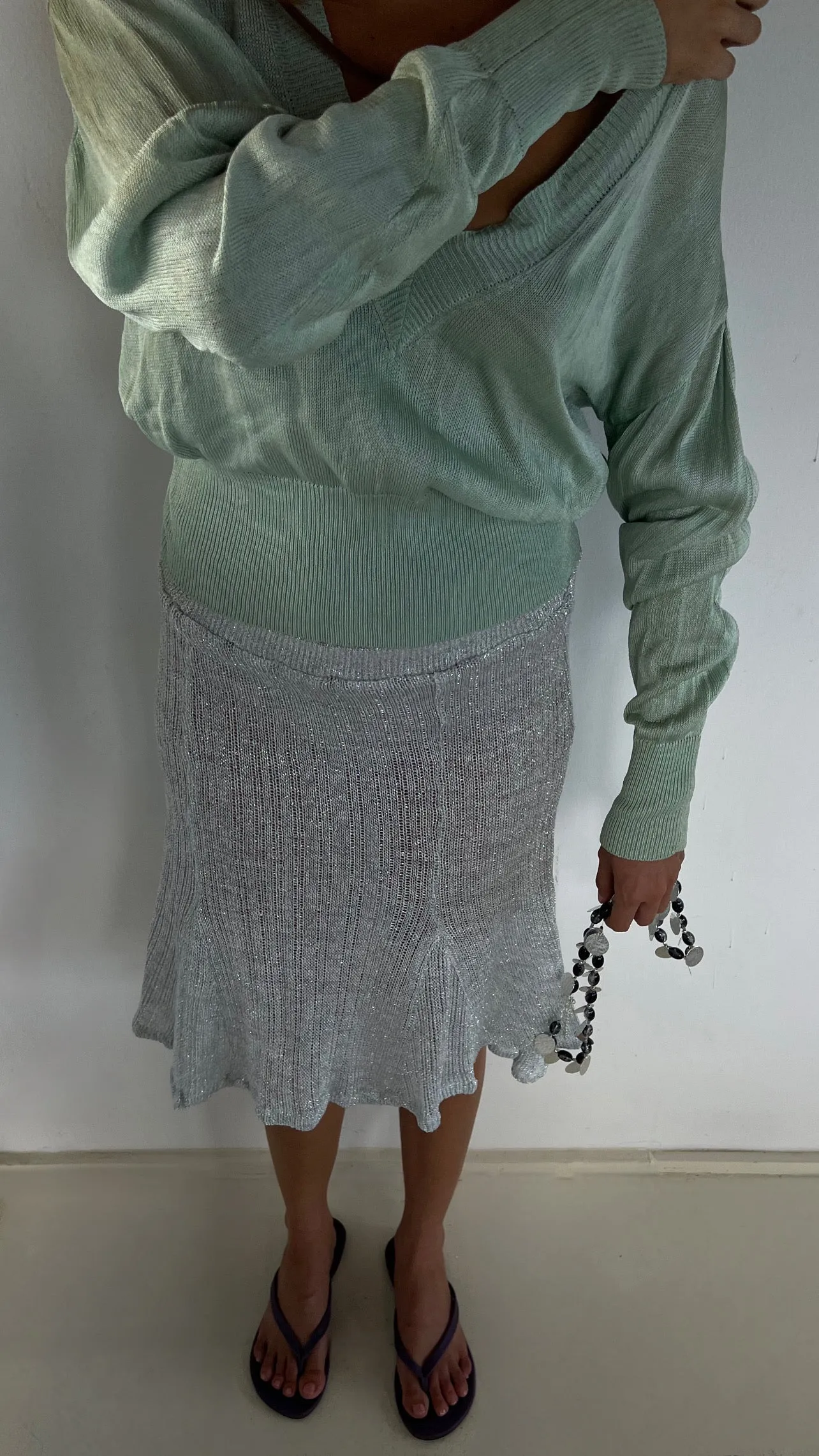 Rita Skirt Silver sold by Mais X Frida product image thumbnail 5