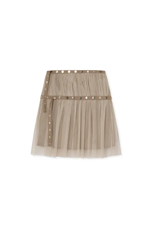 Cler Skirt Beige made by Mais X Frida