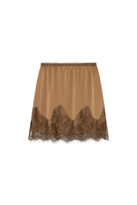 Lace Skirt Bronze made by Mais X Frida
