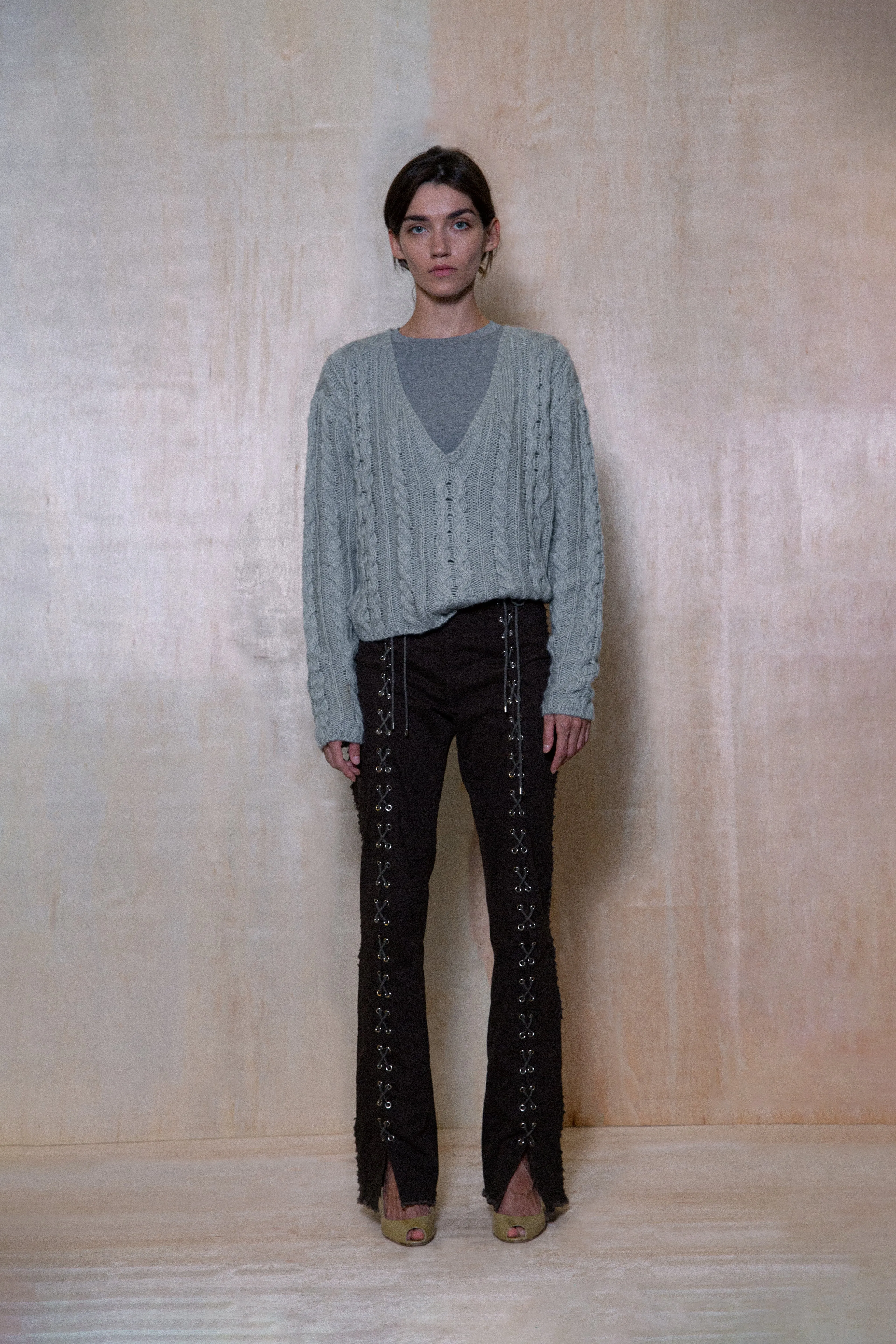 Cable Knit Sweater Gray sold by Mais X Frida product image thumbnail 2