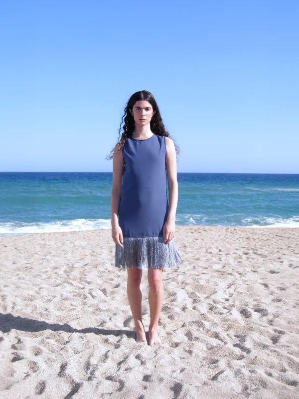 Evie Dress Blue made by Mais X Frida