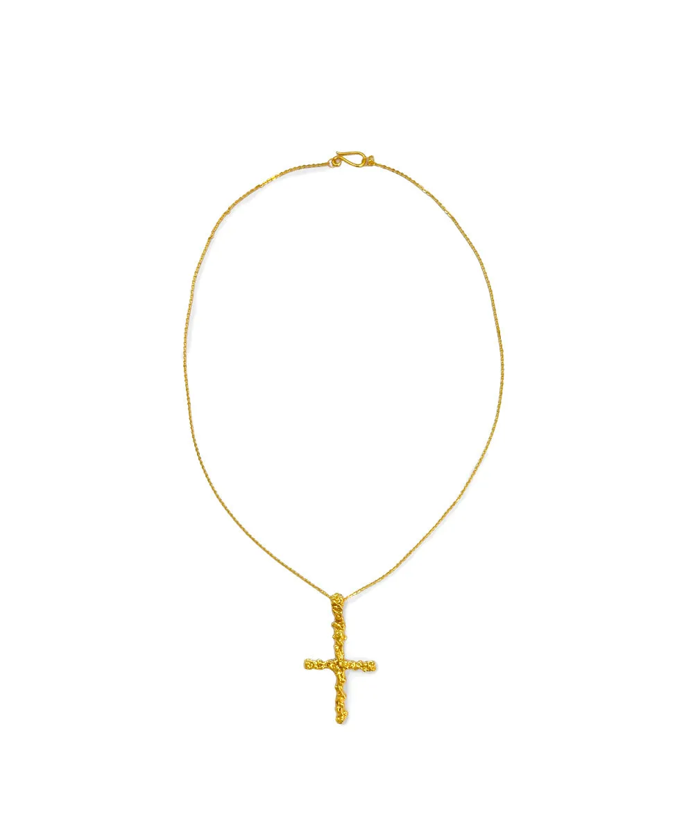Cruz Necklace Gold sold by Mais X Frida