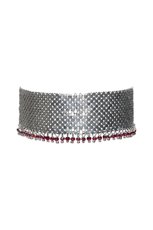 Cleo Choker Silver made by Mais X Frida