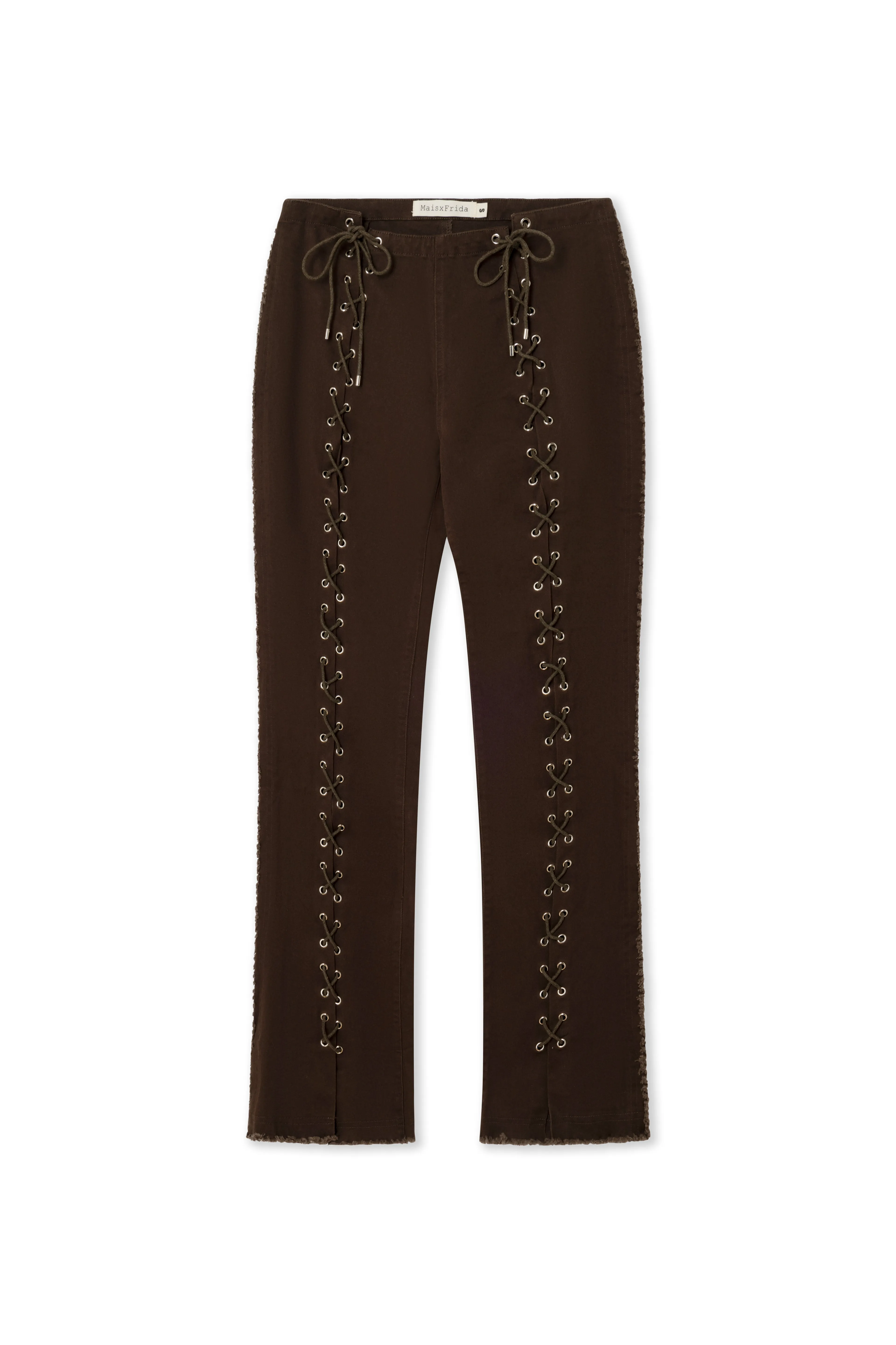 Daria Pants Chocolate sold by Mais X Frida