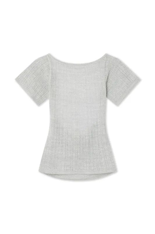 Rita Top Silver made by Mais X Frida