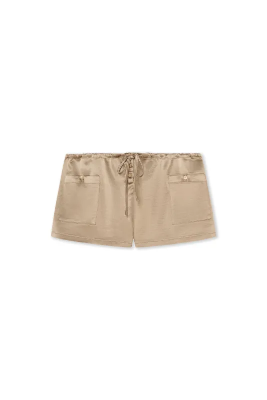Sandra Shorts Bronze made by Mais X Frida